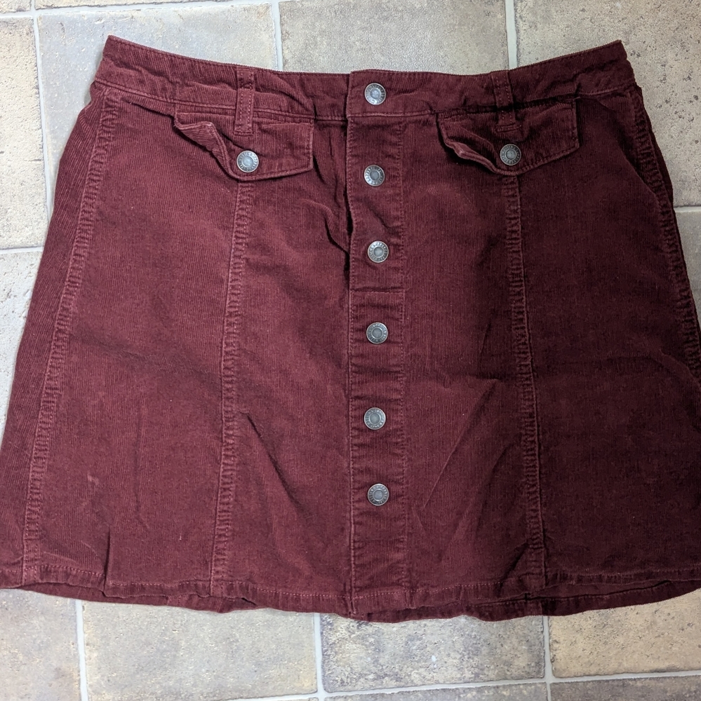 Corduroy Skirt